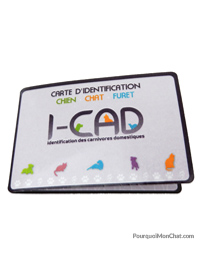 i-cad carte d'identification animale